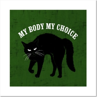 My Choice Green Background Posters and Art